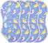 tplaotee 22x11in Lavender Playful Parrot Soft Color Cotton Newborns Burp Cloths Soft Touch Baby wash Cloth for Newborns