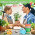 24 Pack 4+ Durable Resin Garden Pot Craft Kit for Kids- Colorful Flower Plant Spring Crafts with Super-adhesive