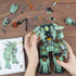 Set,Destroy 542 14+ HIGH GODO Transforming Mech Robot Building Blocks Warrior City Action Mech Model Building Kit