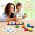 27 Sets 42 1 1 3 4 5 6 7 Vanmor PCS Magnetic Wooden Alphabet Train | ABC Letter Learning Toy Trains with PCS Flash