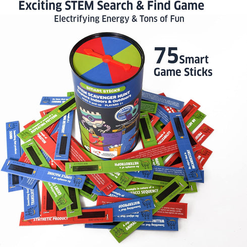 Chalk and Chuckles STEM Scavenger Hunt Game for Kids, Indoor and Outdoor Activities for Family Fun