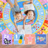 6x6 Kids Rugs for Playroom - Soft & Non-Slip Feet Round Educational Rug for Learning ABC Alphabet, Numbers, Shapes