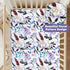 Set, Crib Sheets for Girls Boys, HNHUAMING Ultra Soft Neutral Crib Fitted Sheets, Boho Breathable Universal Crib & Baby