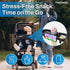 TinyTrends 4-in-1 360 Make Strolls Easier Stroller Snack Tray with Phone Holder, Cup Holder & Dual Compartments
