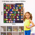 Felt Learning Letters and Numbers, 75 Felt Board Pieces for Alphabet ABC Learning for Toddlers, Kindergarten