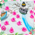 HFAYDZSW 300Pcs Mini Resin Flamingo Ducks, Cute Figurines for Cake Topper, Garden, Dollhouse, Landscape, Aquarium