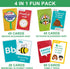 LotFancy 4 in 1 Card Games for Family Game Night, Scavenger Hunt Games for Kids, Indoor Outdoor Activities, Family