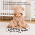 2-Pack 30x30 KeaBabies Hooded Baby Towels for Newborn - Soft & Absorbent Viscose from Bamboo Baby Bath Towels with Hood
