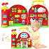 polokping 1 2 1-3, 12-18 1+ Montessori Farm Busy Board, Motor Skills Developmental Toys for Year Old Boy Girl Gifts