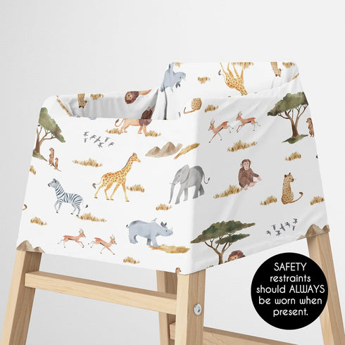 Sweet Jojo Designs Jungle Animals Boy Girl Unisex/Gender Neutral Infant Baby Car Seat Cover Nursing Breastfeeding High