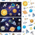 Tenare 24 Sheets Space Stickers for Kids - Solar System Astronaut Mix and Match Outer DIY Outer Wall Stickers