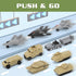 Set 10 XDUOYJOY Military Helicopter Toys, Army Toys with Vehicles, Tanks, Fighter Jet, Airplane, Aircraft, Army Men