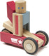 Tegu Daredevil Magnetic Wooden Block Set - 12 Pieces for Ages 1-99
