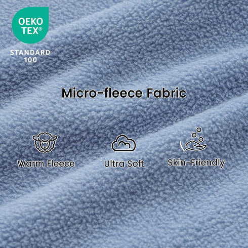 3 Pack 0-6 2-Way PHF Warm Micro-Fleece Baby Sleep Sack Months, Soft Baby Wearable Blanket, Zipper Sleeping Bags, Comfy