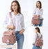 Backpack Backpack, Small Purse,Mini Diaper Bag Personal Item Travel Bag for Vacation with Multiple Straps(Dusty Rose)