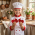 11 Set, Set, 3+, Noamus Pcs Kid Chef Role Play Costume Pretend Chef Outfit with Realistic Accessories, Kitchen Toys Kid