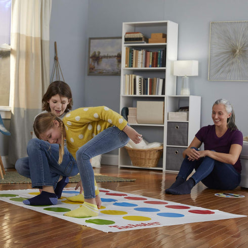 Hasbro Twister Party Classic Board Game for Kids 6 and Up, Indoor Outdoor Game for 2 or More Players