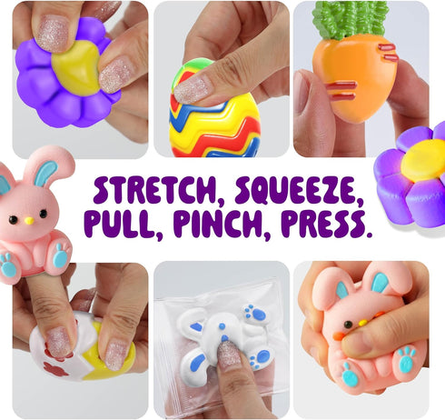 6 7 8 9 10 11 12 8-12 5-7 Easter Taba Squishy Making Kit for Kids - Squishies Easter Crafts Activities - Year Old