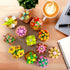 12 Flowers Succulents Mini Building Set, 1403PCS Botanical Collection for Home Décor, Creative Building Project for