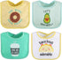 The Peanutshell Baby Bibs Set of 8 - 100% Cotton, Soft, Absorbent, Unisex Toddler, Newborn & Infant - Han-Gry