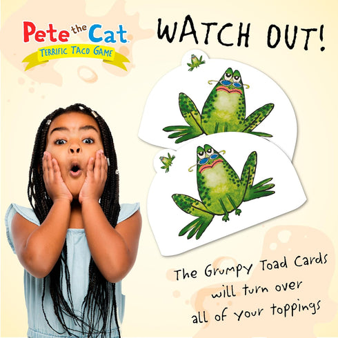 Briarpatch Pete The Cat Terrific Taco Game for Fans of The Pete The Cat Books, Ages 3+
