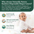 200 Count (2 100 Naturally Nature Disposable Cloth Diaper Liners, Unscented, Fragrance-Free, Chlorine Free Diaper