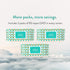 3 Packs 80 (240 JOONYA Unscented Baby Wipes Plant-Based, Fragrance-Free Bulk Diaper Wipes | Hypoallergenic, Non-Toxic
