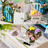 OZJAY 1:24 DIY Miniature House Kit with Dust Proof Cover, Scale Creative Room Mini DIY Wooden Dollhouse Miniature Kit
