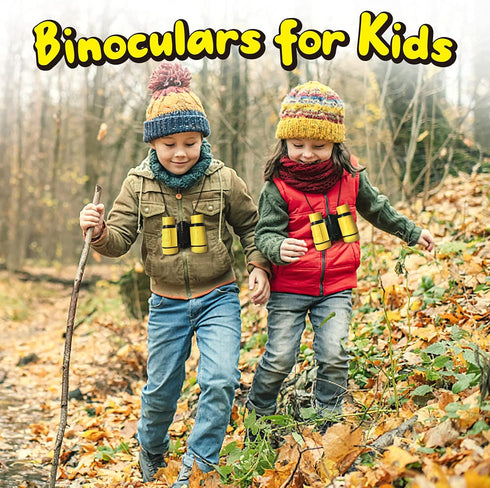 ESSENSON Binoculars for Kids, Toy Gift for 3-8 Year Old Boys Girls, Outdoor Telescope for Hiking, Bird Watching