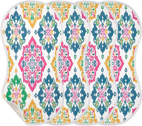 YETTASBIN Mexican Talavera Muslin Baby Burp Cloth, Super Soft Absorbent Cotton Burp Rag Baby Bibs Feeding Cloth