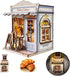 DIY Miniature House Kit, Mini Dollhouse Kit with LED for Beginners Adults,