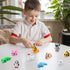 12 3D Set, 3D JOYIN Pcs Printed Animals Mini Animals Printed Toys - Cute Articulated Flexible Figurines Fidget Toys