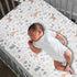 Bedtime Originals Deer Park Fitted Crib Sheet, Multicolor, 28x52x8 Inch (Pack of 1)
