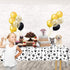 3 Pack Puppy Dog Paw Print Plastic Tablecloth, Large Disposable Rectangle Cover for Pet Birthday Party
