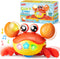 Play-Act JOVA Crawling Crab Baby Toy, Interactive Musical Crab with Intelligent Sensor &