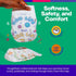 6, 35+ lbsBaby 68Count Happy Hues Go-Getters Disposable Diapers Size Diapers with Shea Butter, Wetness Indicator,Leak