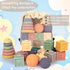 21PCS 6 1-3, Montessori Toys for Babies,Teething Toys for Babies Months, Months+, Early Educational Learning Stacking