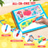 2 Packs 3-5, 28 JoyCat Reusable Water Coloring Book for Toddlers Pages Alphabet & Number Tracing Magic Water Drawing