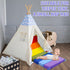 Set ROYALAY Rainbow Toddler Arch Climber - Climbing Arch & Cushion Floor Mats for Kids
