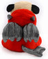 Pug Devil Stuffed Animal, Plushies Dog in Devil Costume, Funny Plush Toys for Kids, 12 Inch