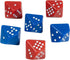 LEARNING ADVANTAGE Subitizing Dice - Set of 6, Hands-On Math Manipulative for Early Numeracy, Math Games for Kids.