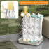 Countertop SuoXing Vertical Baby Bottle Drying Rack,Space Saving Baby Drying Rack for Bottles,Large Baby Bottle Station