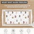 Winpema 28"x52" Cartoon Bears Print Fitted Crib Sheet Bears Baby Crib Sheet Fit Standard Crib and Toddler Mattress,Crib