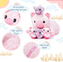IKASA Mommy Pig Stuffed Animal Mom and Baby Plush Toy, Cute 16" Soft Small Fluffy Mama Family Set Toy