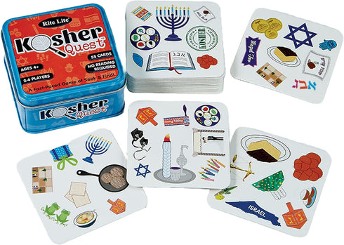 Rite Lite Chanukah KosherQuest Game in Collectible Tin for Hanukkah