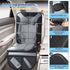 2 Pack 5-Layer 600D Gimars Car Seat Protectors, XL Thickest EPE Waterproof Protectors with Fabric, Nonslip Backing