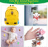 64 Pieces Mini Plush Animals Toys Set - Cute Small Stuffed Animal Keychain Jungle Animal Decor for Parties