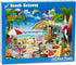 Vermont Christmas Company Beach Getaway Jigsaw Puzzle 550 Piece - Fully Interlocking & Randomly Shaped Pieces