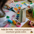 Honeysticks Non-Toxic Watercolor Paint Set for Kids, 8 Vibrant Colors with Brush, Natural Ingredients