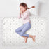 siphylline 52" 34" Cartoon Moon Star Silver Grey Extra Large Resuable Changing Pad Covers Highly Absorbent Pee Pads